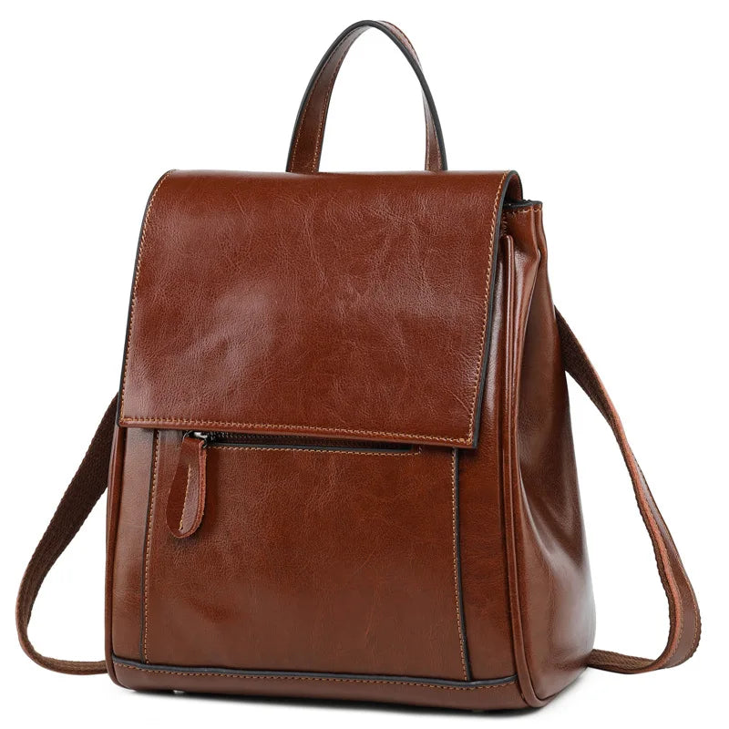Ashby Genuine Leather Backpack