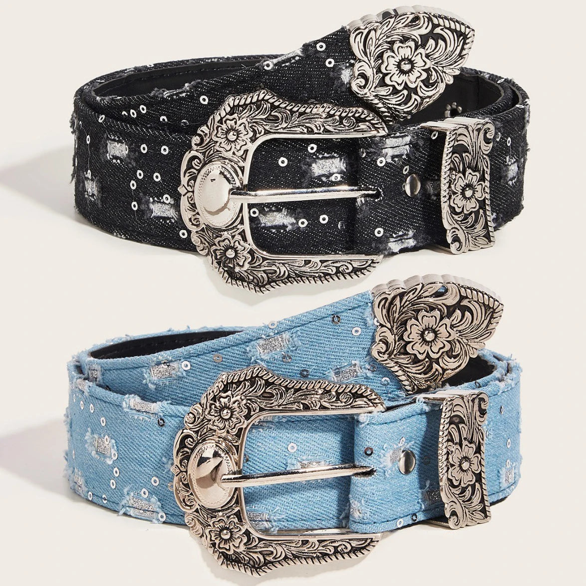 Willow Rhinestone Buckle Belt