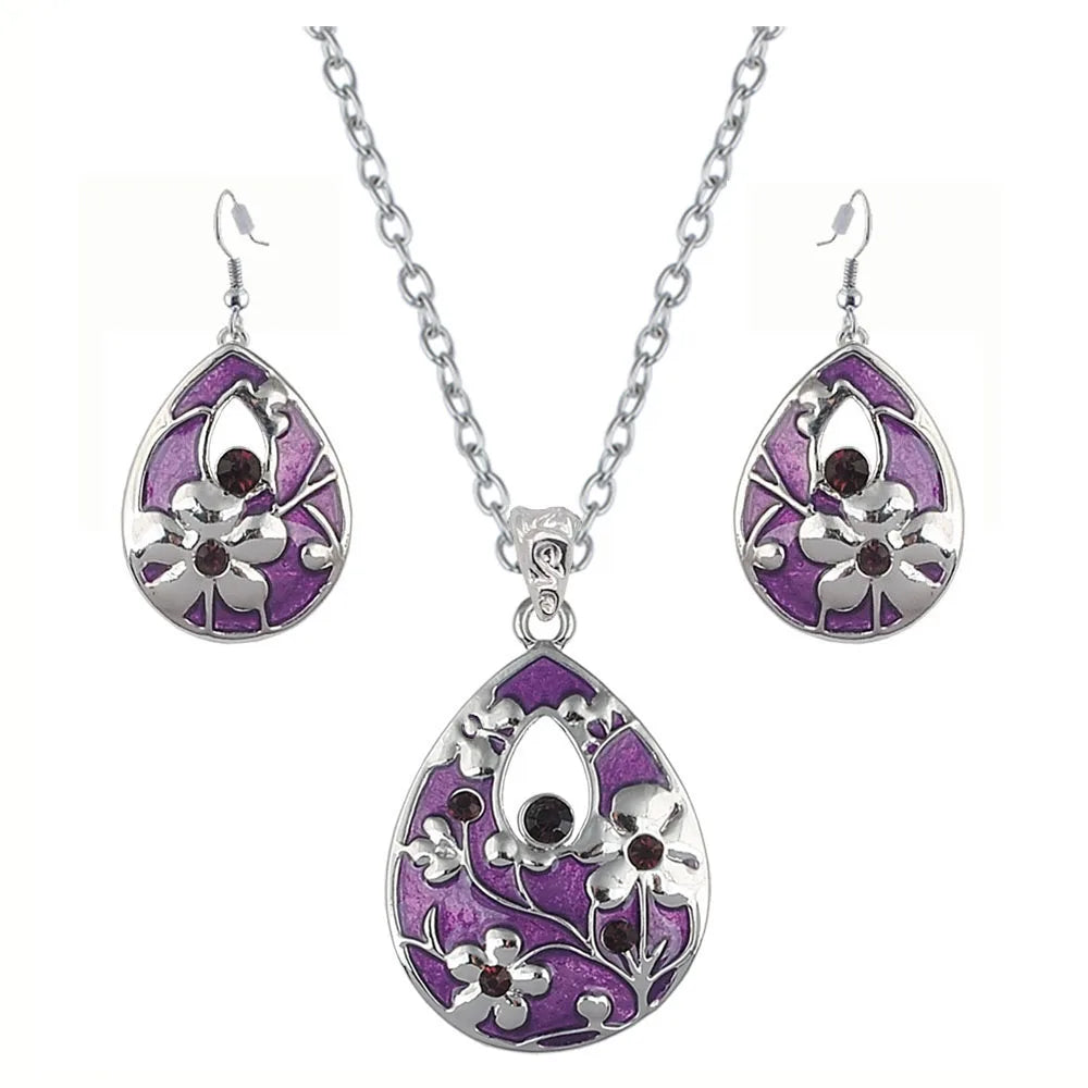 Wisteria violet set