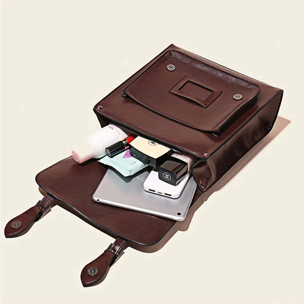 Elowen Genuine Leather Backpack