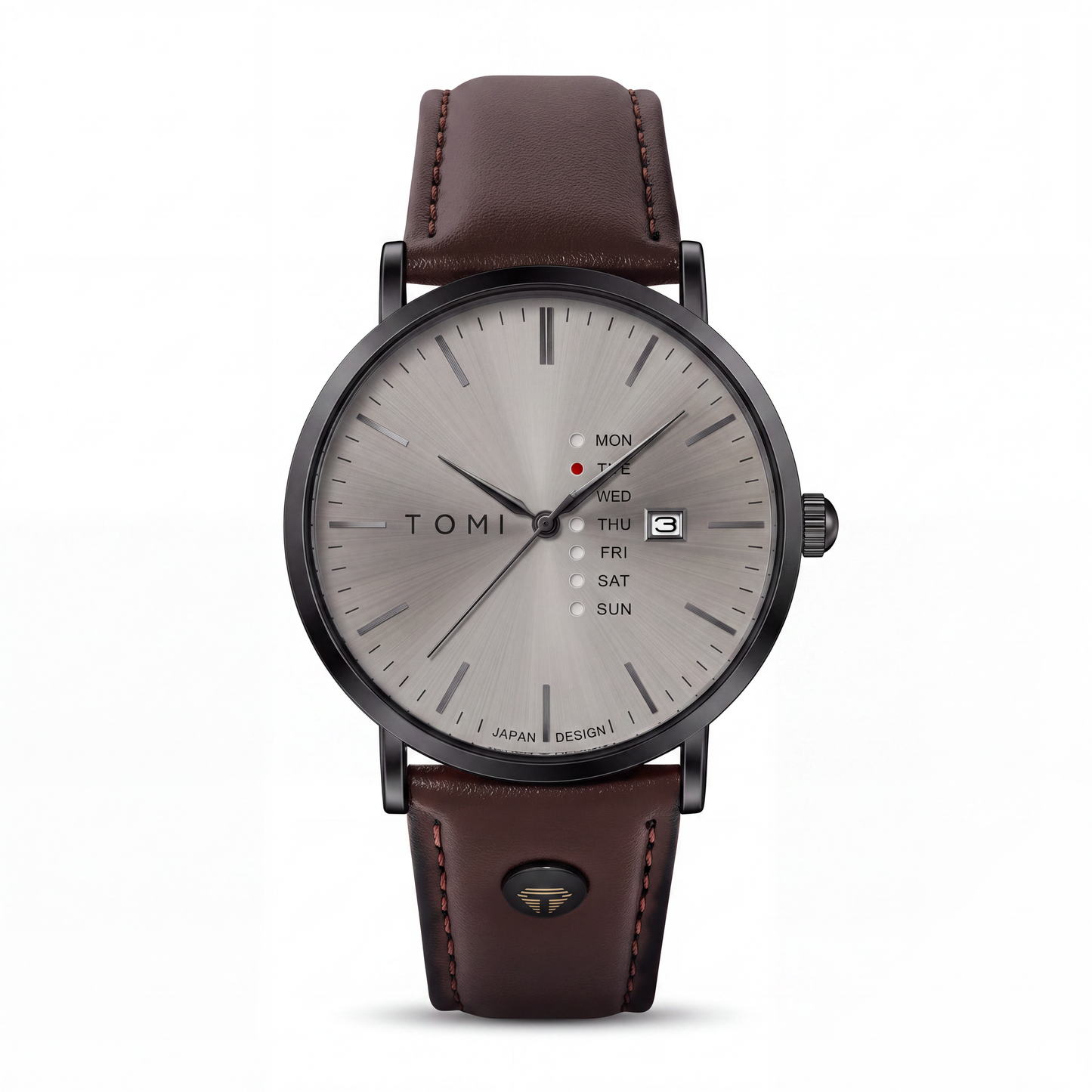 Dalton-Calendar-Watch Black Coffee — packshot