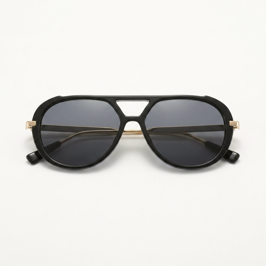 Goldie Gold Black — folded