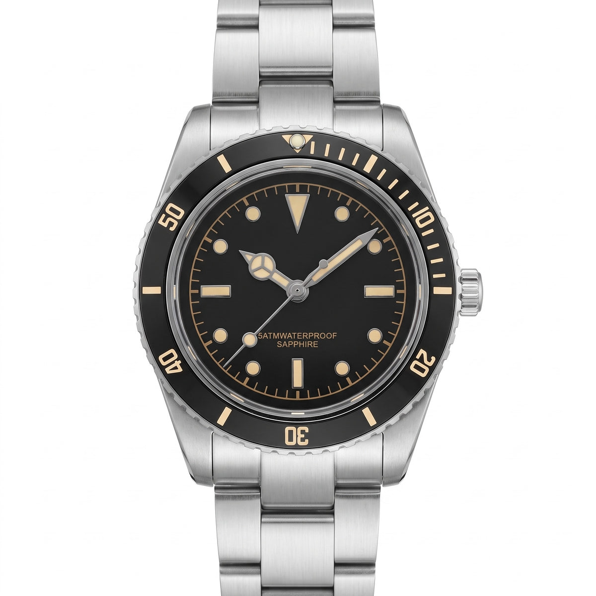 Keaton Sapphire Steel Watch