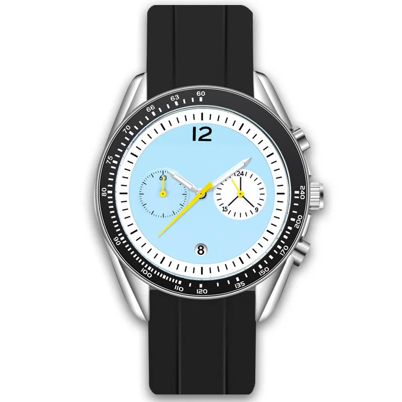 Rossi Chrono Watch in Ice Blue