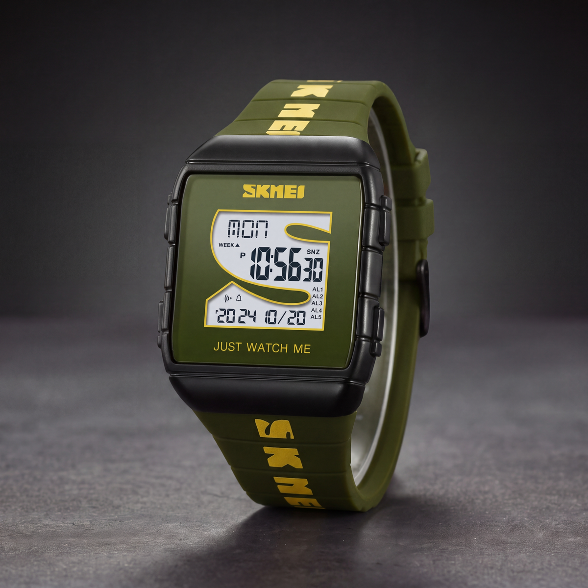 Pixel Square Digital Watch