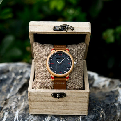 Aspen Bamboo Wood Watch