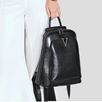 Everly Genuine Leather Backpack