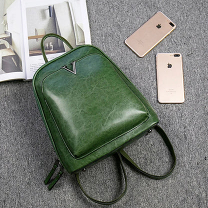 Everly Genuine Leather Backpack