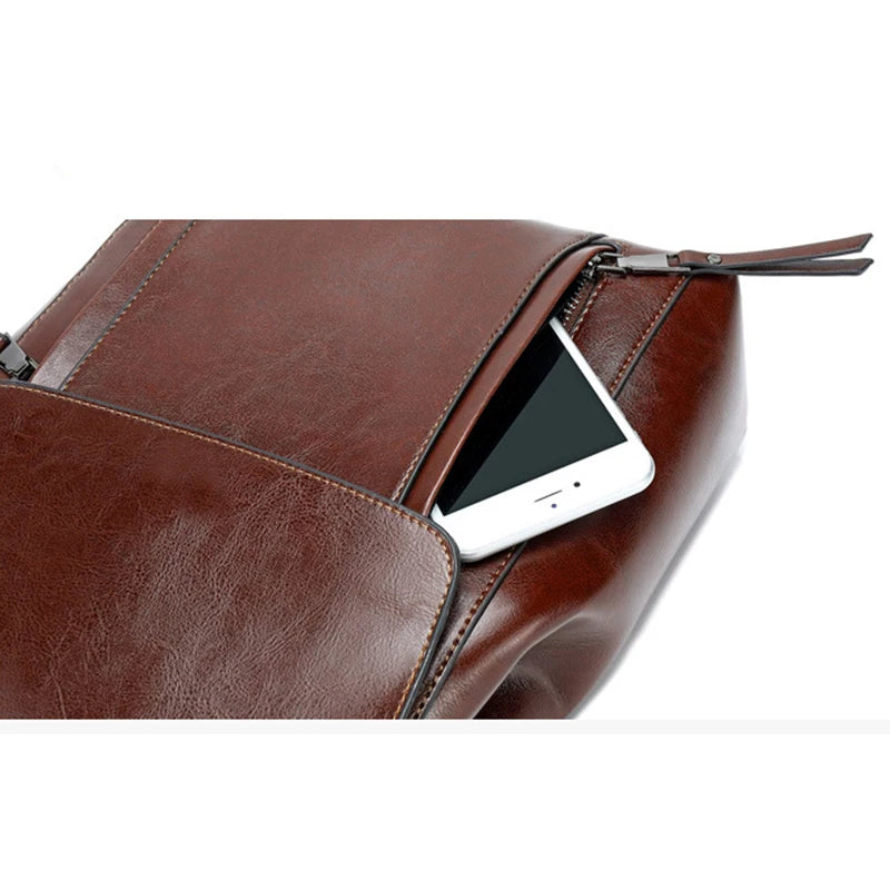Ainsley Genuine Leather Backpack