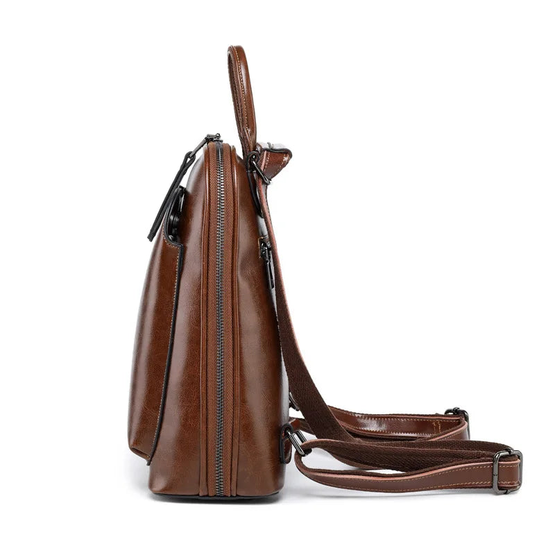 Everly Genuine Leather Backpack
