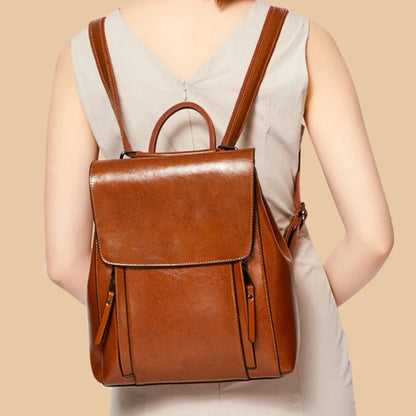 Ainsley Genuine Leather Backpack