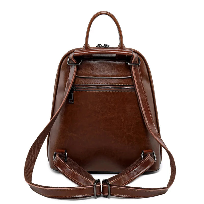 Everly Genuine Leather Backpack
