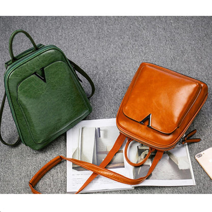 Everly Genuine Leather Backpack