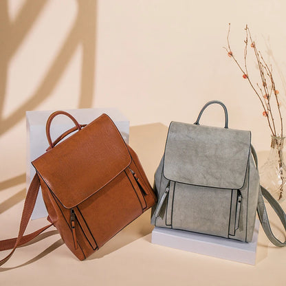 Ainsley Genuine Leather Backpack