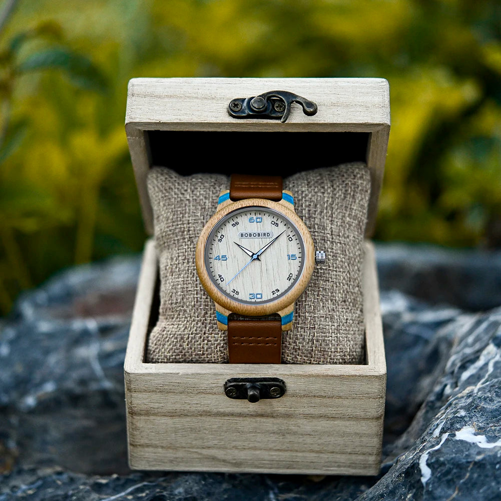 Aspen Bamboo Wood Watch
