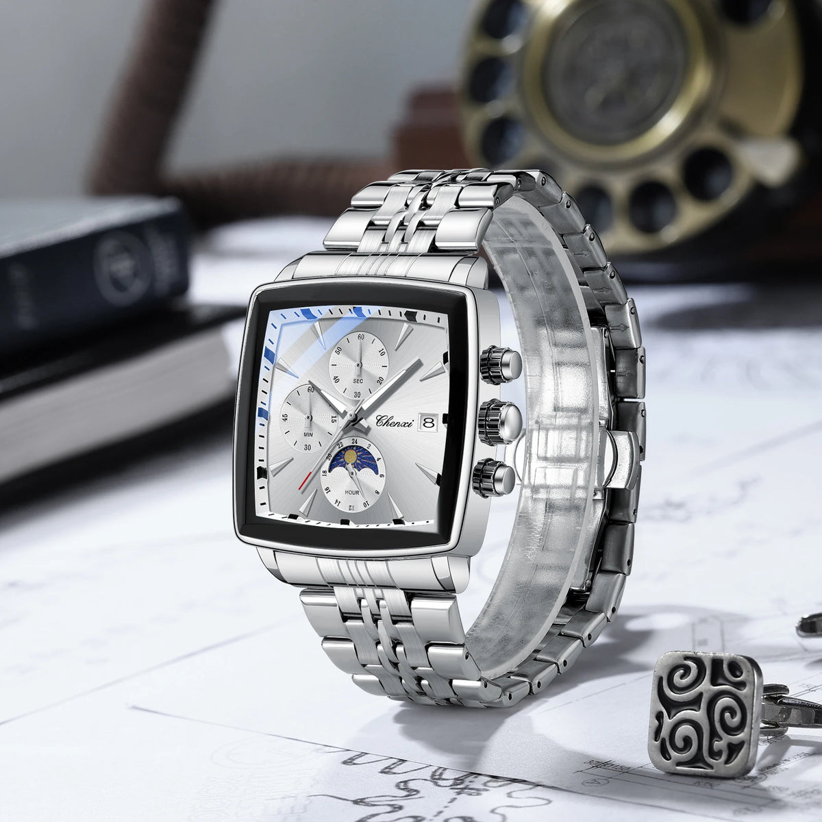 Baxter Square Bracelet Watch
