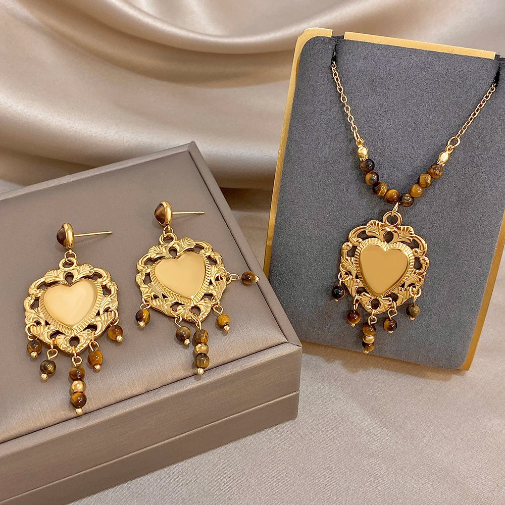 Gracie Heart Jewelry Set