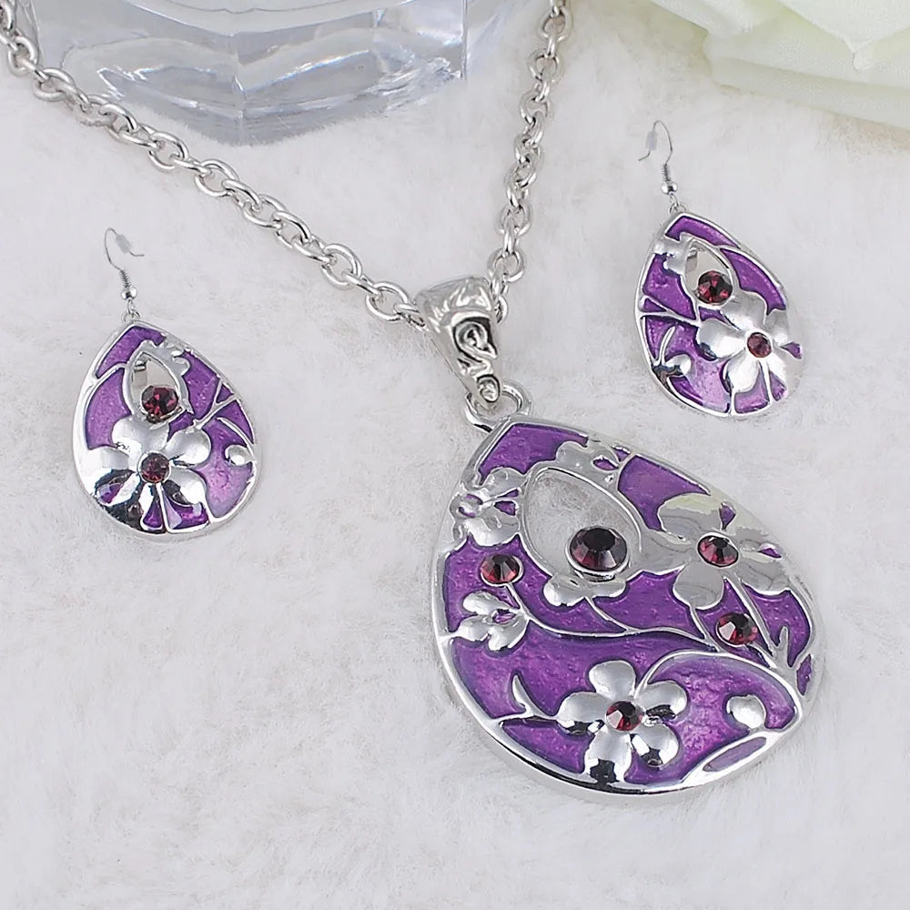 Wisteria violet set styled
