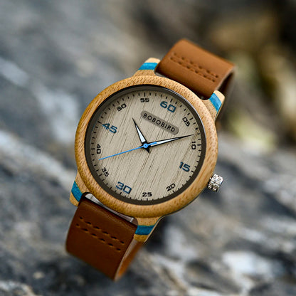 Aspen Bamboo Wood Watch
