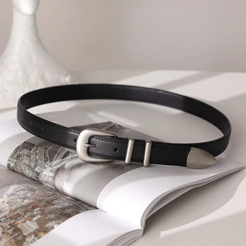 Wilder Silver Buckle Belt