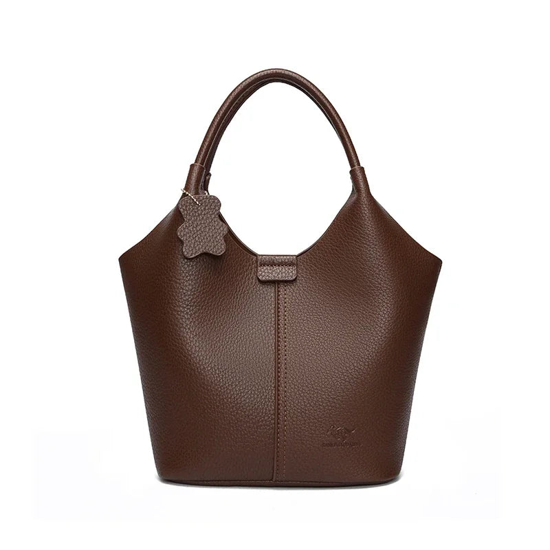 Lena bucket bag in Coffee