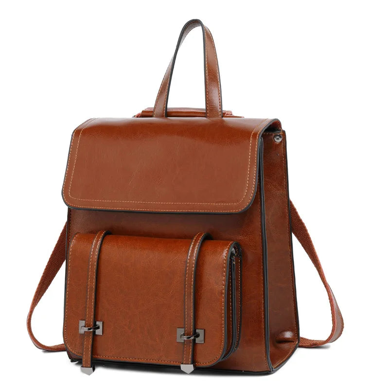 Merritt Genuine Leather Backpack