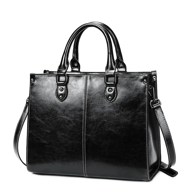 Tamsin Genuine Leather Tote
