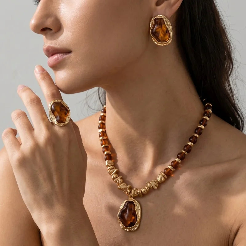 Cortina Acrylic Jewelry Set