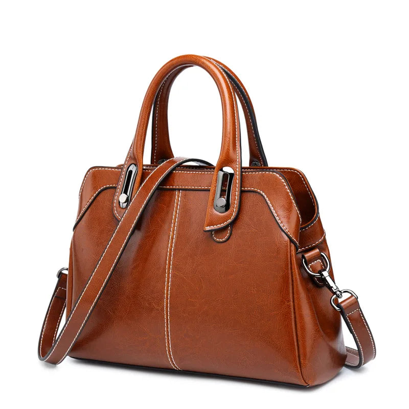 Ophelia Genuine Leather Handbag
