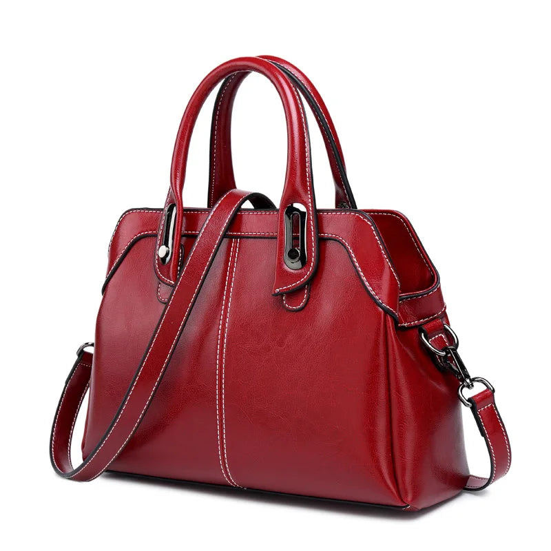 Ophelia Genuine Leather Handbag