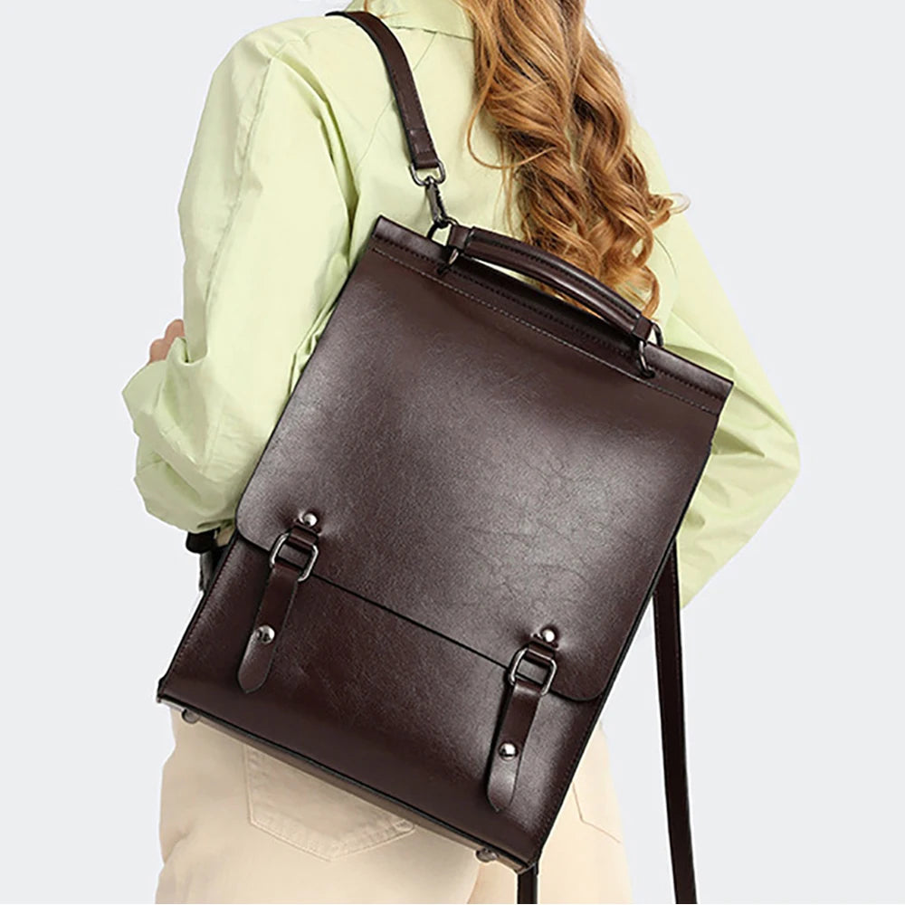 Cordelia Genuine Leather Backpack