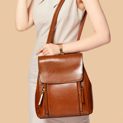 Ainsley Genuine Leather Backpack