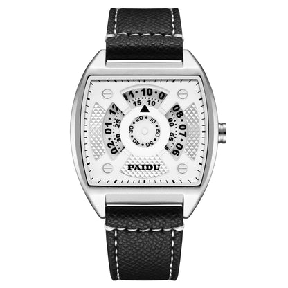 Tate Square Leather Watch