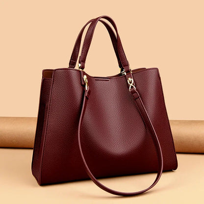 Delphine tote three-quarter view