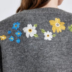 MARIBEL FLORAL KNIT CARDIGAN
