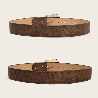 Cheyenne Engraved Buckle Belt