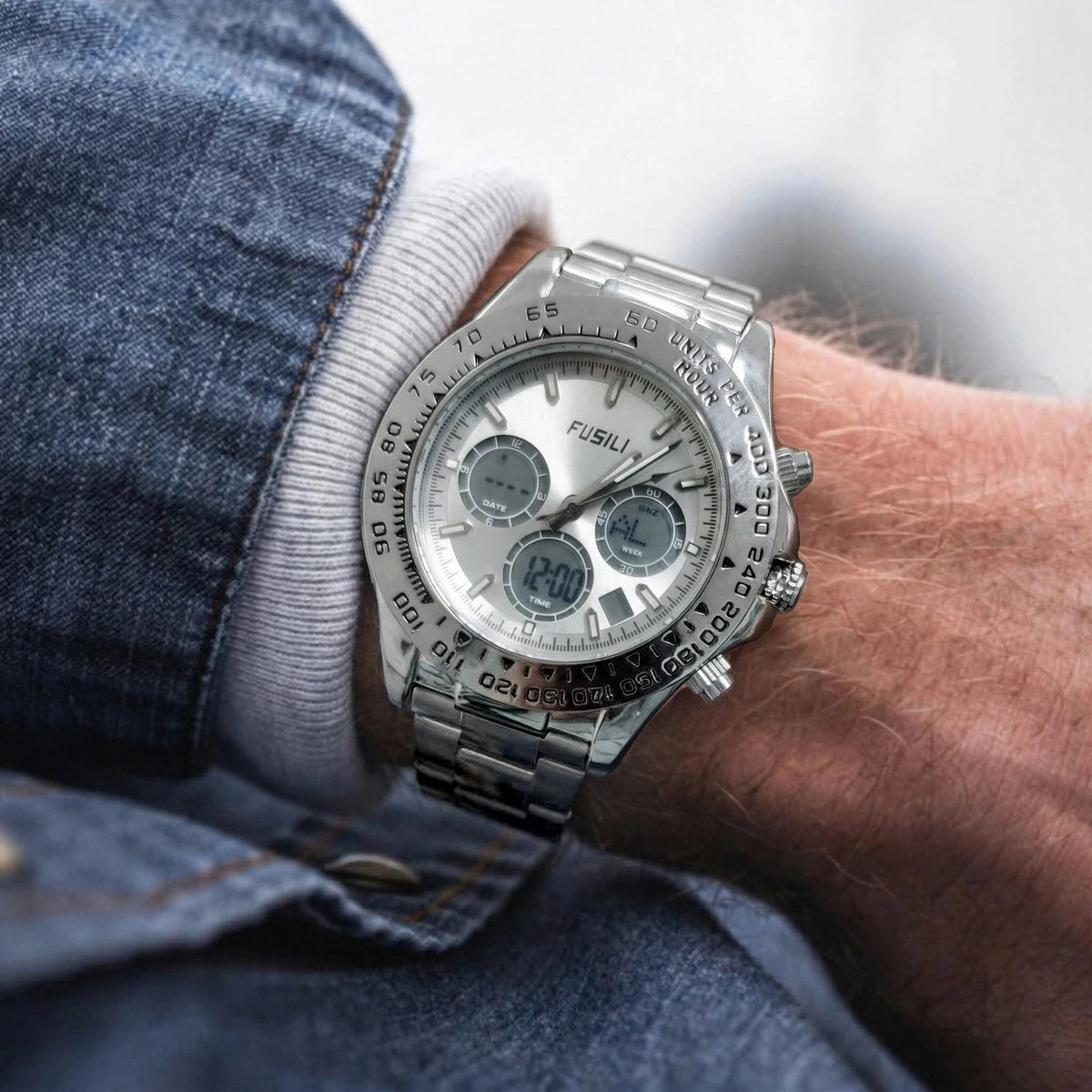 Lawson Digital Chrono Watch