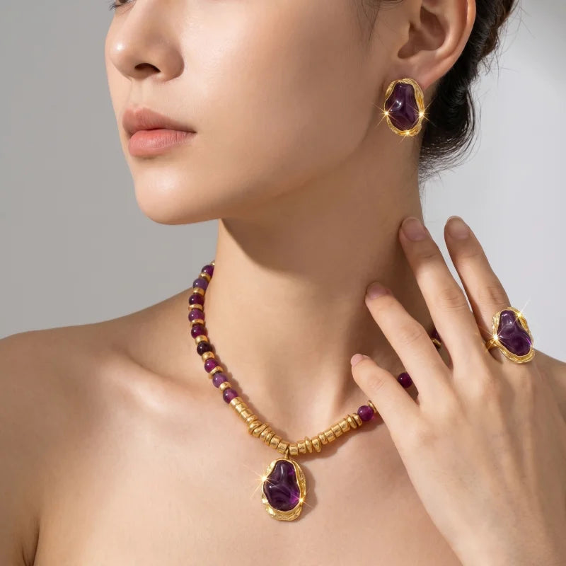 Cortina Acrylic Jewelry Set