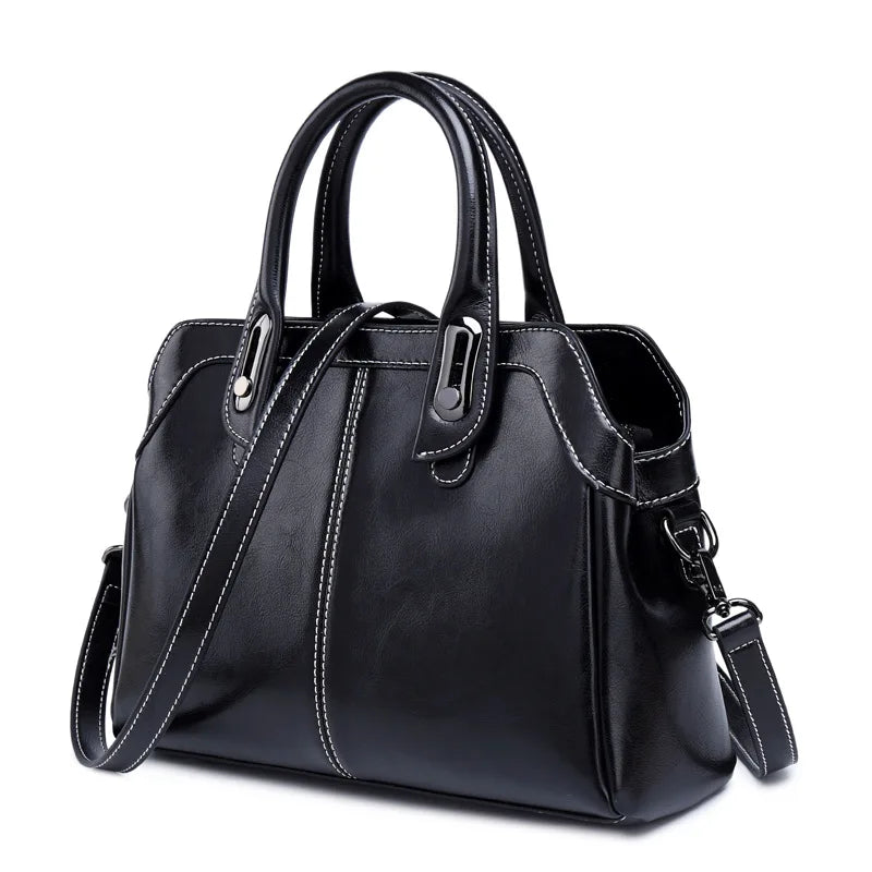 Ophelia Genuine Leather Handbag