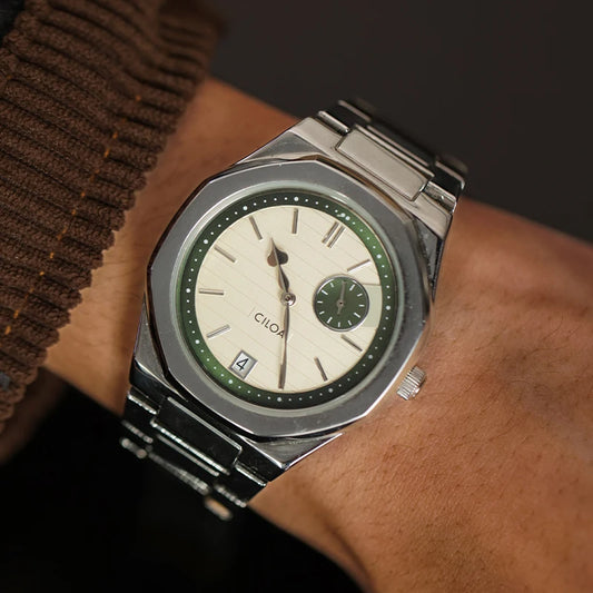 Larkin Cream Subdial Watch