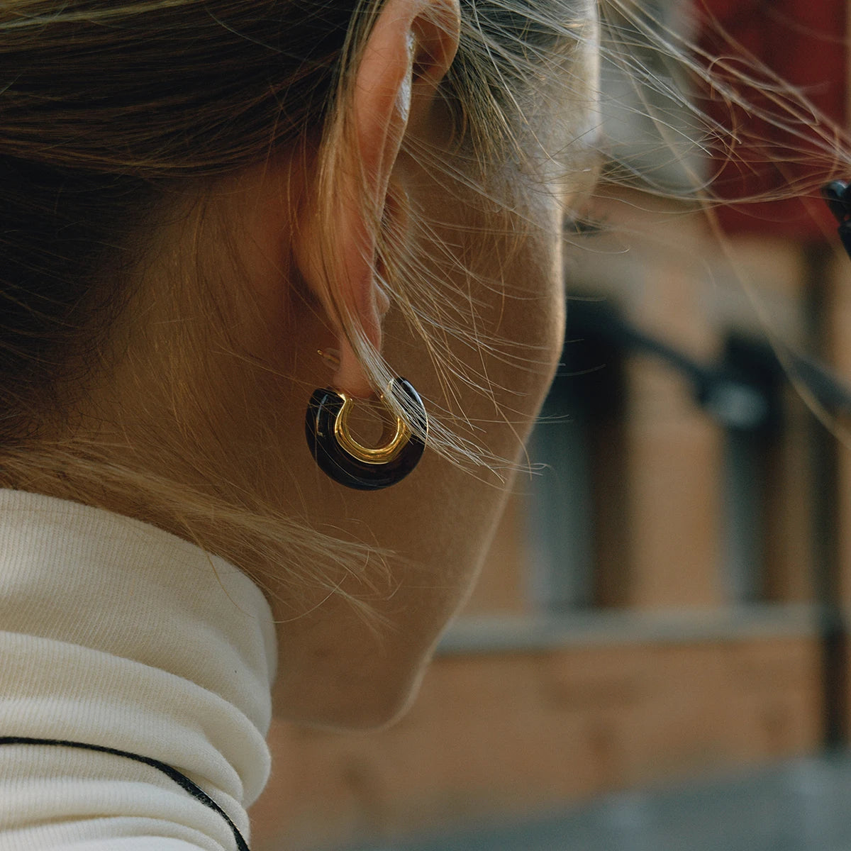 Saffron earrings 4