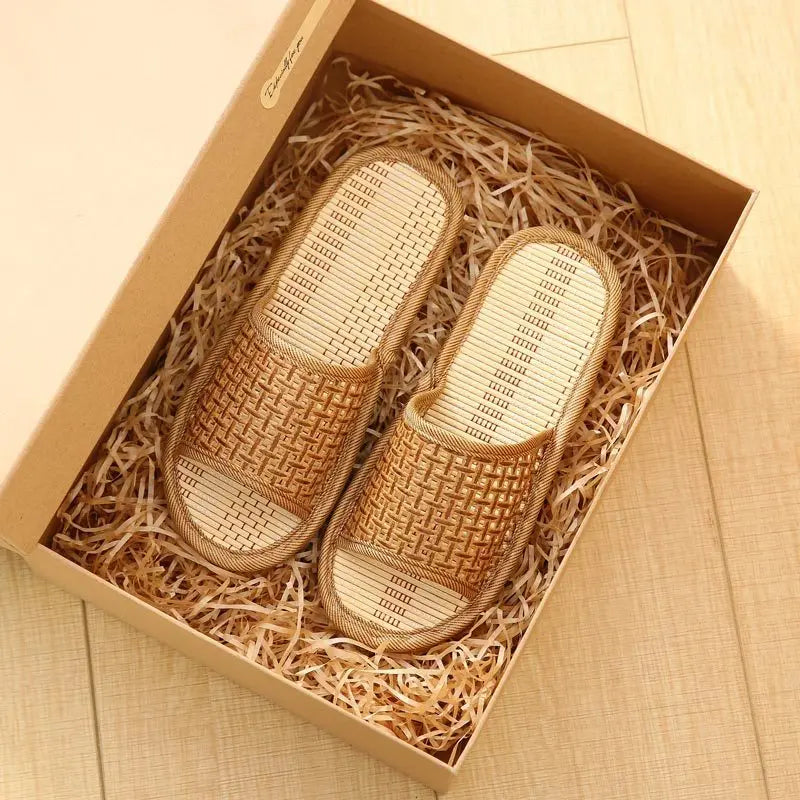 Palma natural bamboo slides in gift box