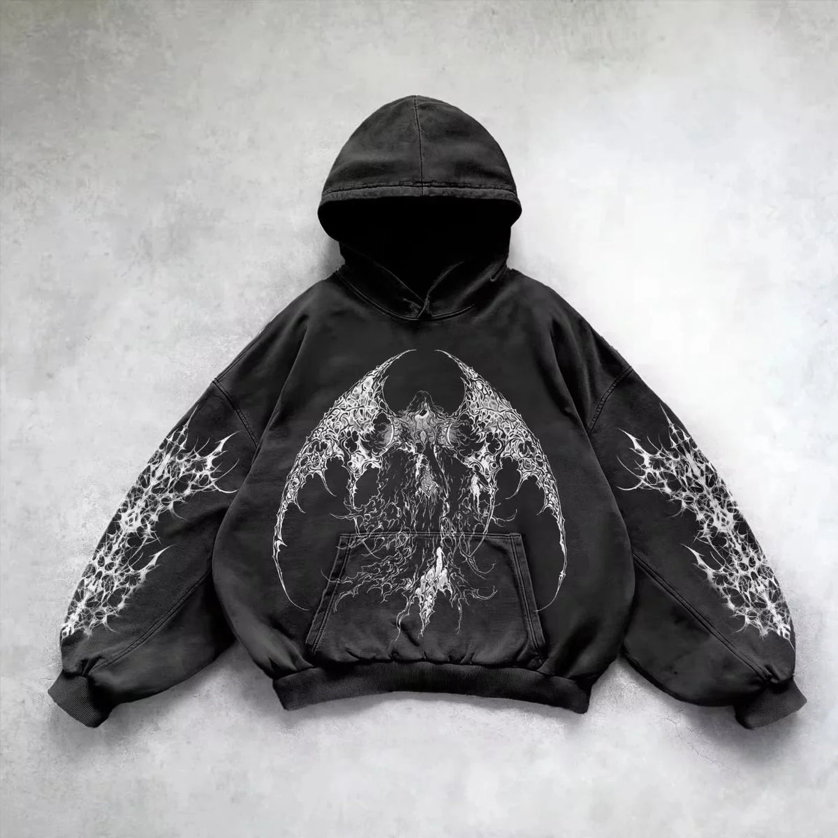 Raven Graphic Hoodie