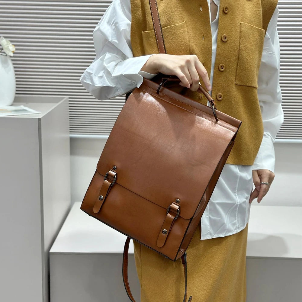 Cordelia Genuine Leather Backpack