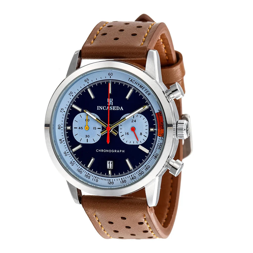 Brennan Leather Chrono Watch