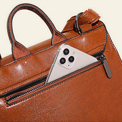 Tenley Genuine Leather Backpack