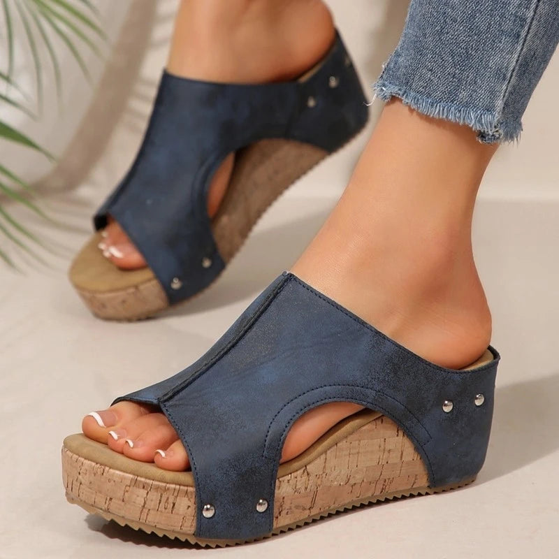 SANTORINI WEDGE SANDAL