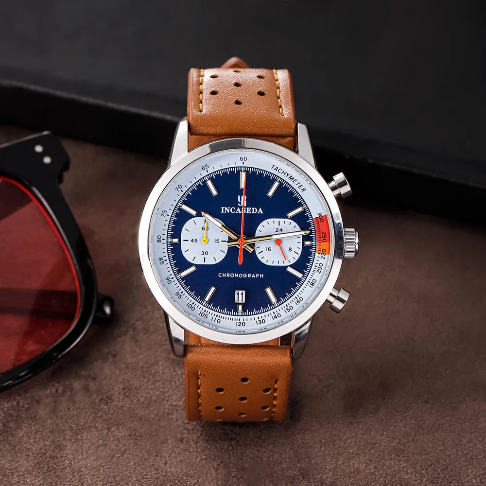 Brennan Leather Chrono Watch