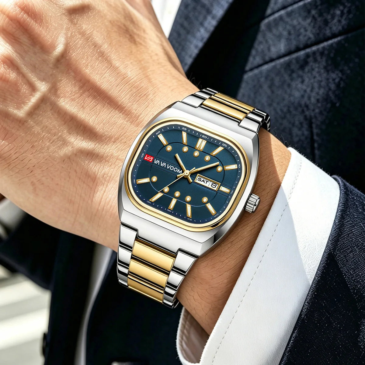 Gable Rectangular Bracelet Watch