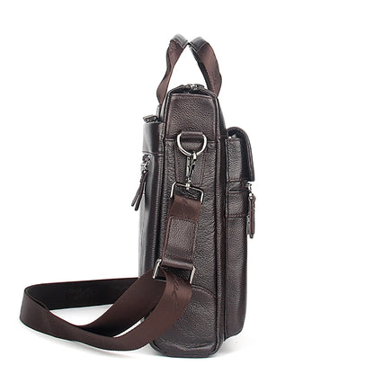 Thatcher Genuine Leather Messenger Bag